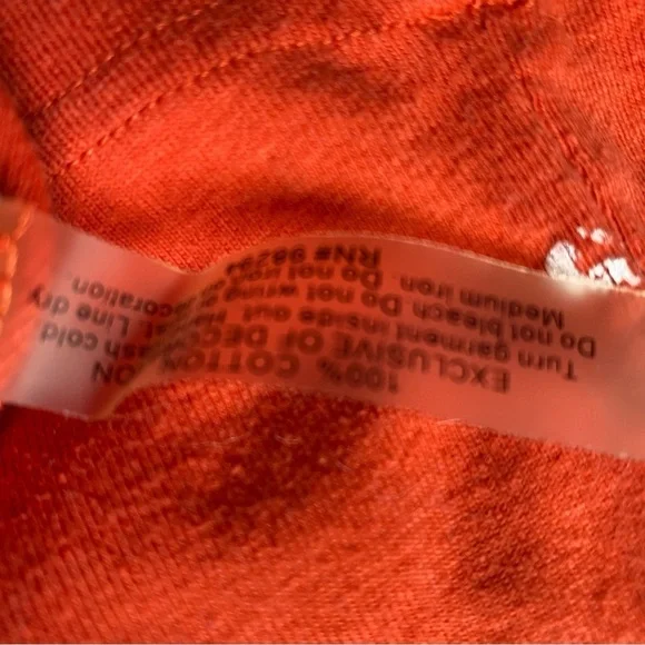 Halloween Tee Onque Casuals Orange Sequin Spider – Large - Picture 7 of 8